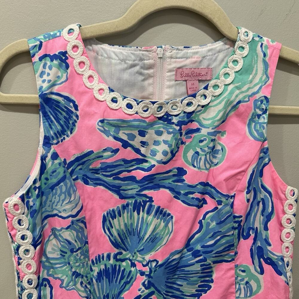 Girls Lilly Pulitzer shift dress. Sz‎ 14 - Picture 2 of 5